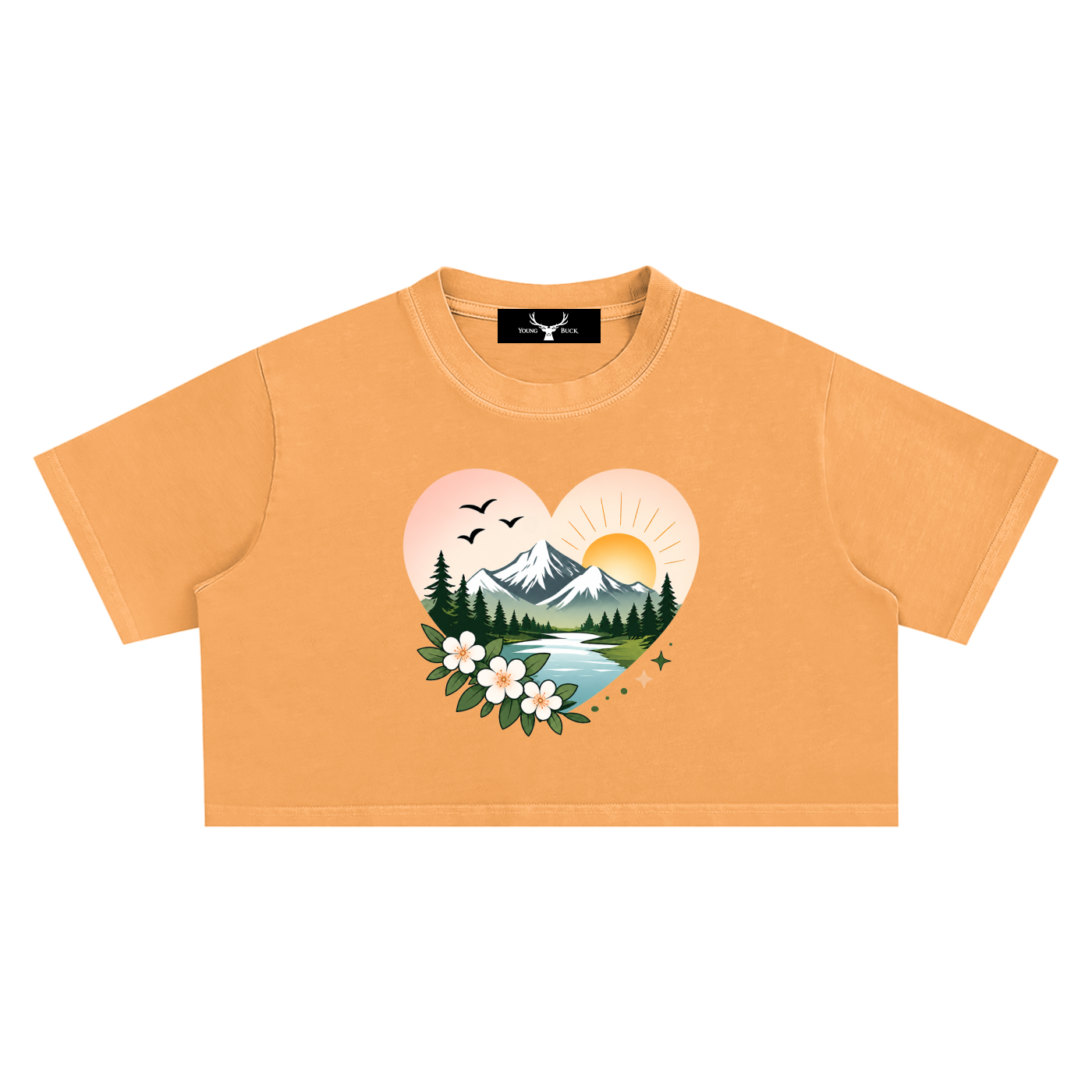 Snow Washed Crop Top