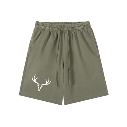 Vintage Wash Cotton Shorts